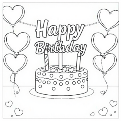 Kolorowanka na urodziny