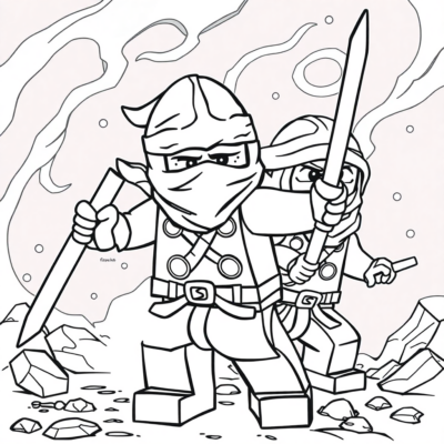 Kolorowanka Ninjago do druku
