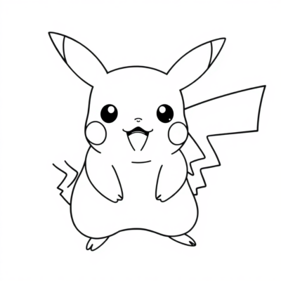 Kolorowanka Pikachu