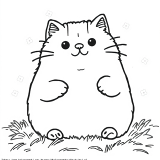 Kolorowanka Pusheen do druku