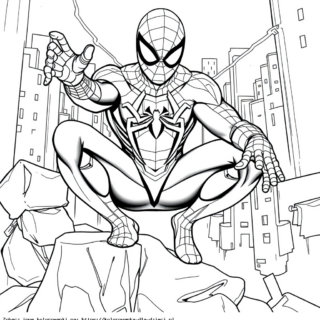 Kolorowanka Spider-Man do Druku