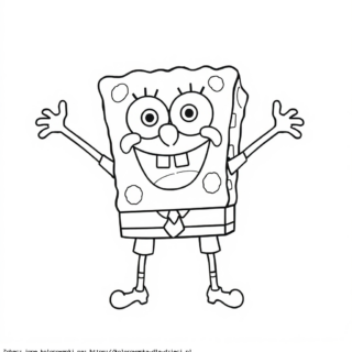 Kolorowanka Spongebob Kanciastoporty