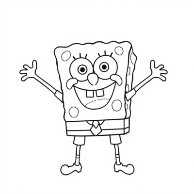 Kolorowanka SpongeBob