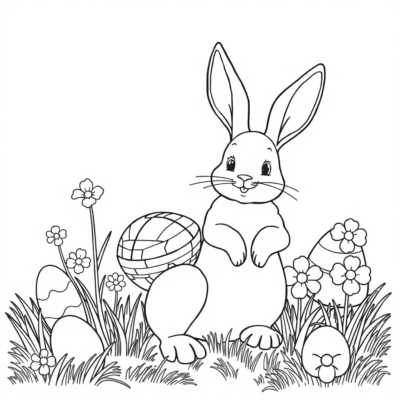 Kolorowanka: kolorowanka wielkanocna