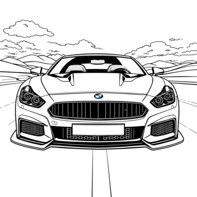 Kolorowanki Auta Sportowe