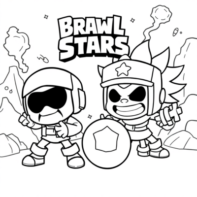 Kolorowanki Brawl Stars