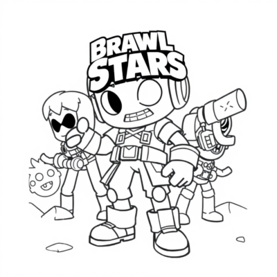 Kolorowanka: kolorowanki brawl stars