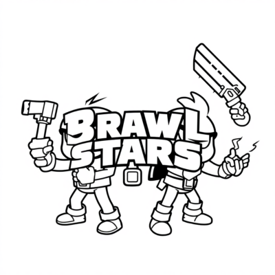 Kolorowanki Brawl Stars Kit