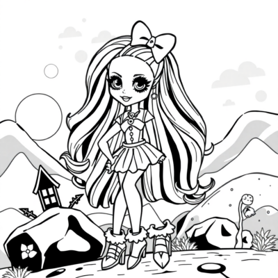 Kolorowanka: kolorowanki dla dzieci do wydruku monster high