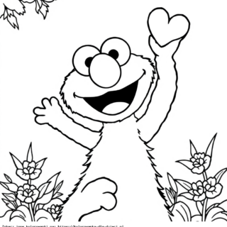 Kolorowanka Elmo