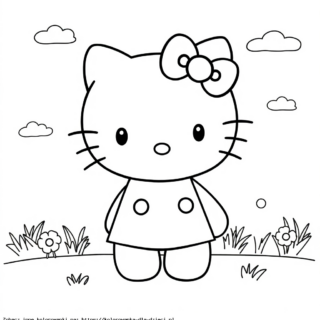Kolorowanka: kolorowanki dla dzieci hello kitty