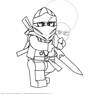 Kolorowanka Ninja Ninjago