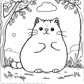 Kolorowanka: kolorowanki dla dzieci pusheen