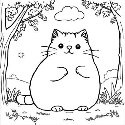 Kolorowanka: kolorowanki dla dzieci pusheen