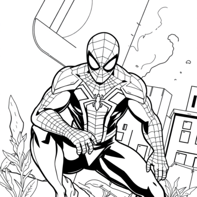 Kolorowanka: kolorowanki dla dzieci spiderman