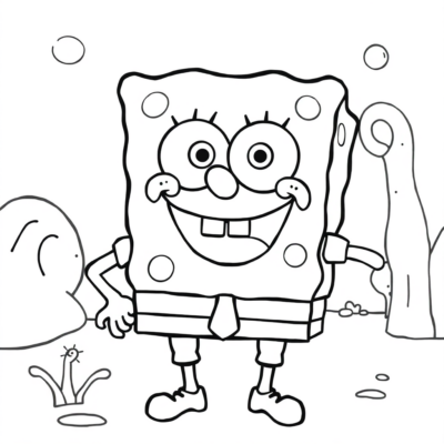 Kolorowanka: kolorowanki dla dzieci spongebob