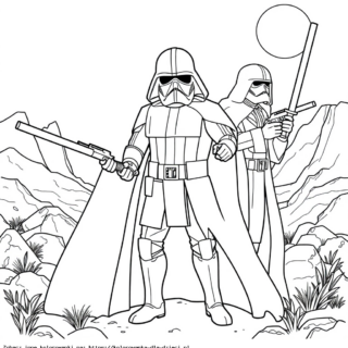 Kolorowanka Szturmowcy Star Wars