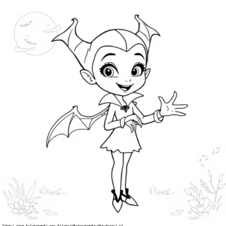 Kolorowanka Vampirina