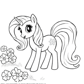 Kolorowanki do druku My Little Pony Equestria