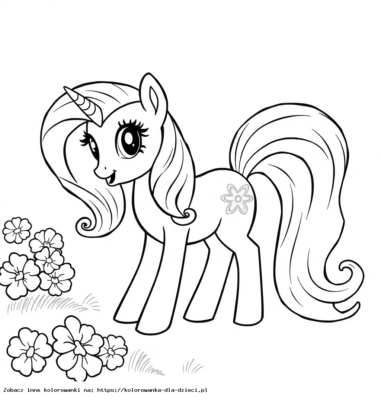 Kolorowanki do druku My Little Pony Equestria