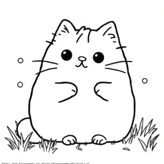 Kolorowanka Kot Pusheen