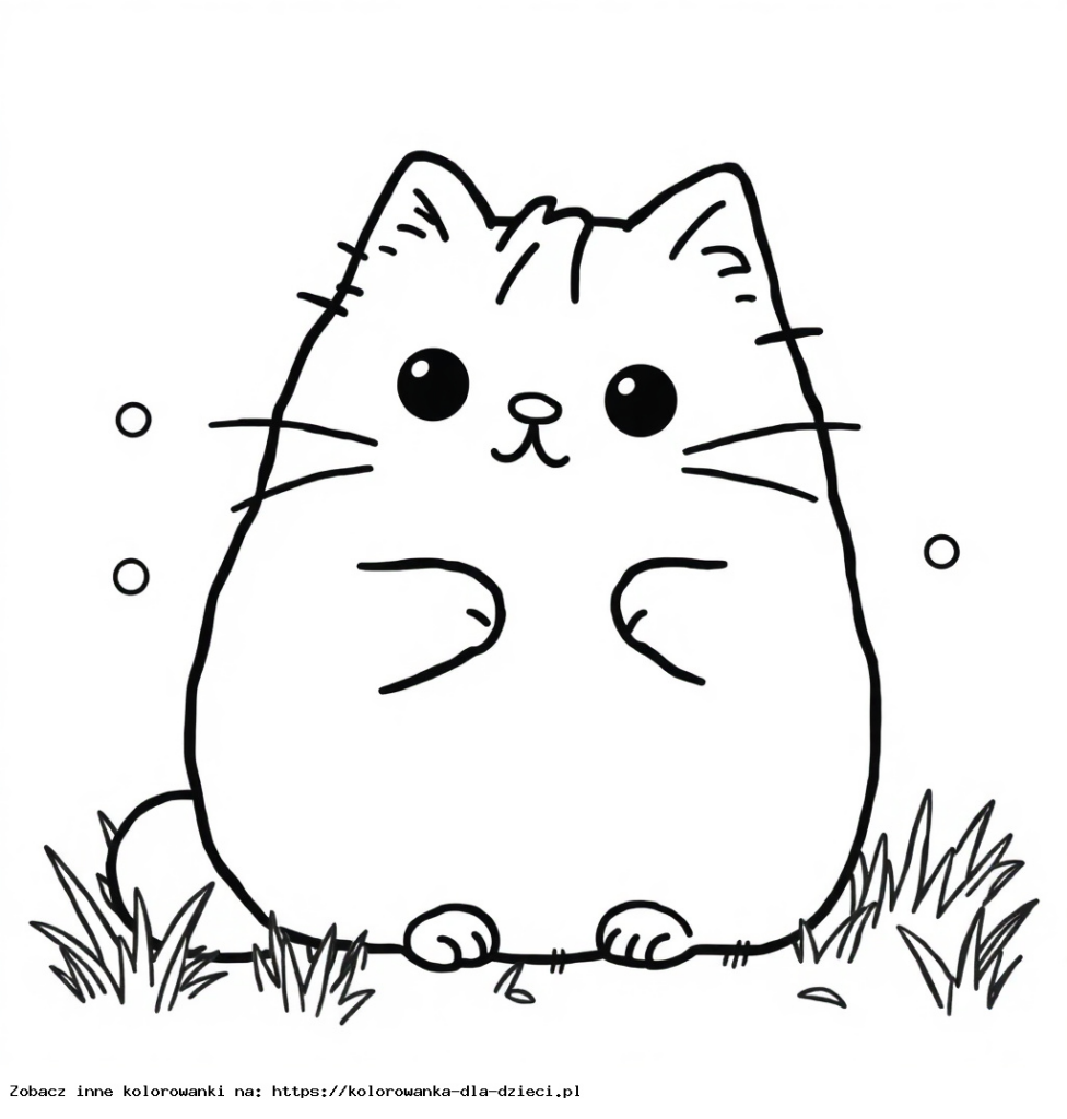 Kolorowanka Kot Pusheen