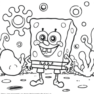Kolorowanki do druku SpongeBob