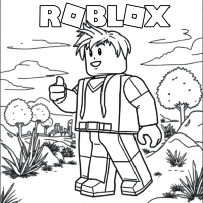 Kolorowanka: kolorowanki gry roblox