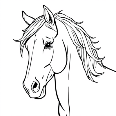 Kolorowanki koń
