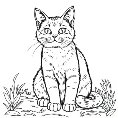 Kolorowanka: kolorowanki kotów