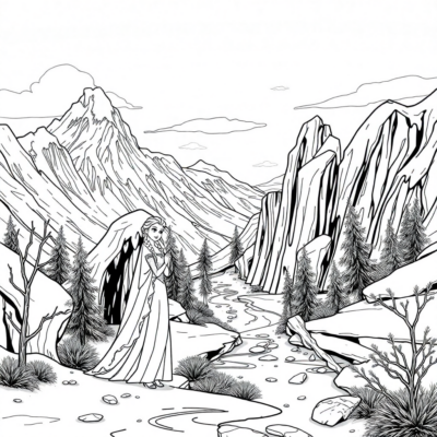 Kolorowanki Kraina Lodu