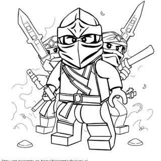 Kolorowanki Lego Ninjago