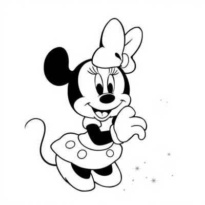 Kolorowanki Minnie