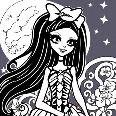 Kolorowanki MONSTER HIGH