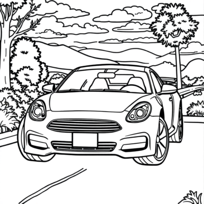Kolorowanka: kolorowanki samochód