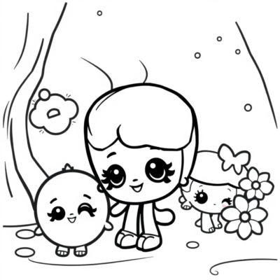 Shopkins Kolorowanka