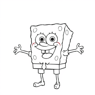 Kolorowanka: kolorowanki spongebob