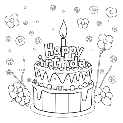 Kolorowanki Urodzinowe