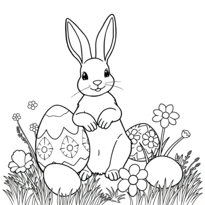 Kolorowanka: kolorowanki wielkanoc do druku