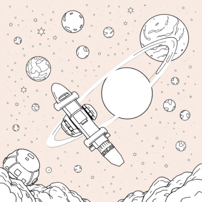 Kosmos kolorowanki