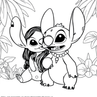 Lilo i Stich Kolorowanki