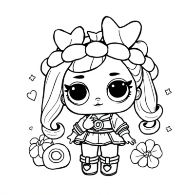 LOL Surprise kolorowanka