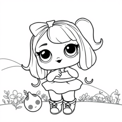 Kolorowanka: lol surprise kolorowanki