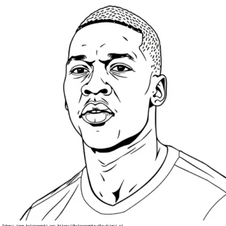 Mbappe Kolorowanka
