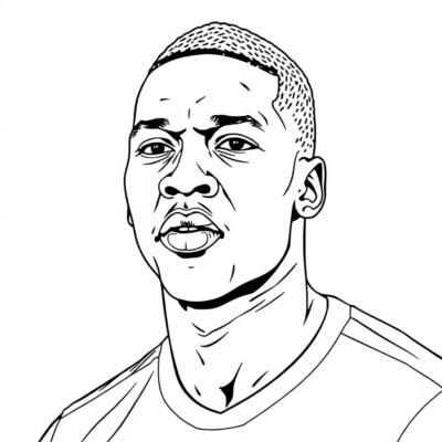 Mbappe Kolorowanka