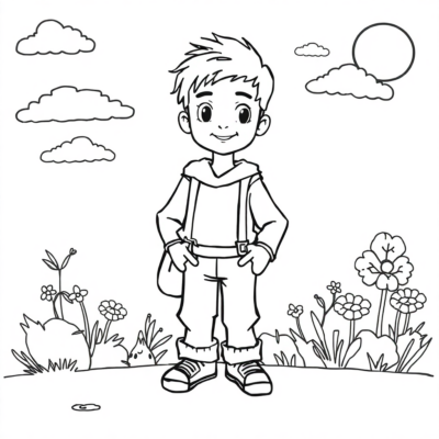 Kolorowanka: miesiące kolorowanki dla dzieci