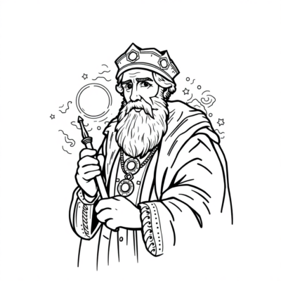 Kolorowanka: mikołaj kopernik kolorowanka dla dzieci