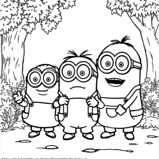Kolorowanka Minionki