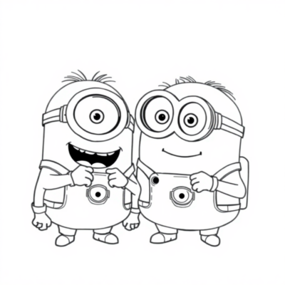 Minionki Kolorowanki Do Druku