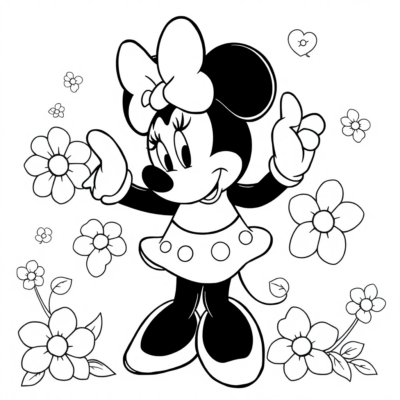 Minnie Kolorowanki
